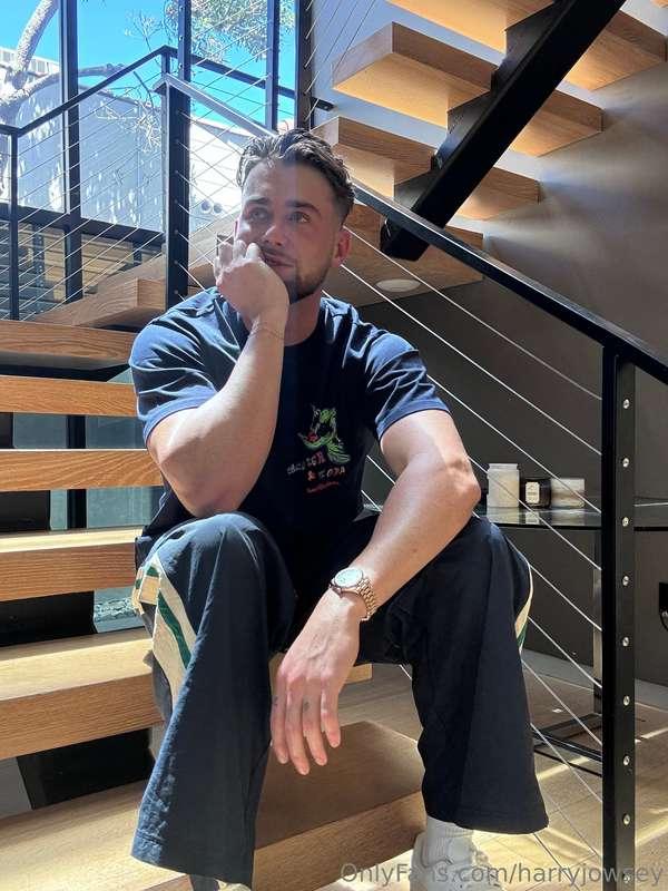 Sitting and thinking of us 🥰