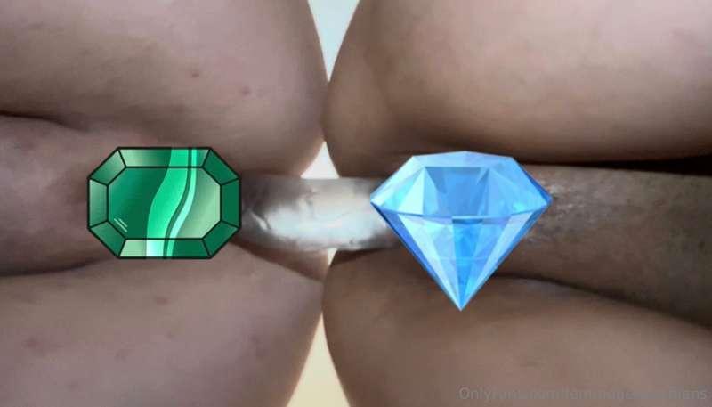 Diamond and I thought it would be so hot to film us using th..