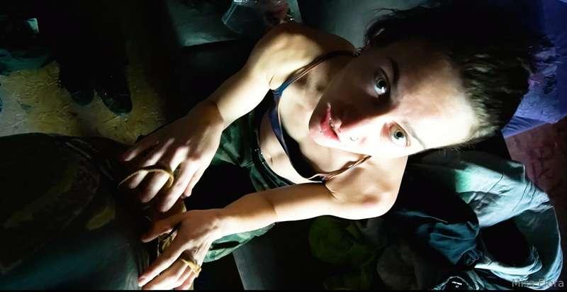 Curious kitten about to get her toy out...
