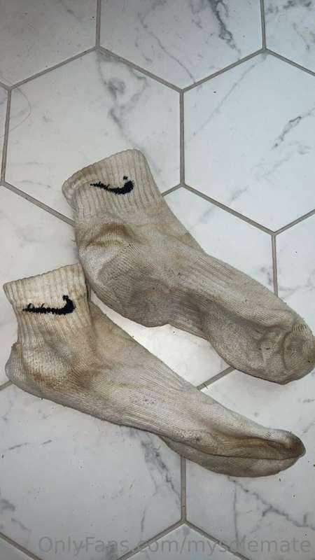 Selling my socks which I wore to climb the Yorkshire three p..