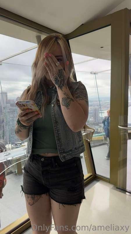 Here’s an awkward picture @sakuramilks got of me while we we..