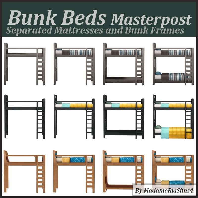 Separated Bunk Bed Masterpost