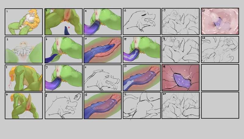 Gummigoo animation storyboard idea