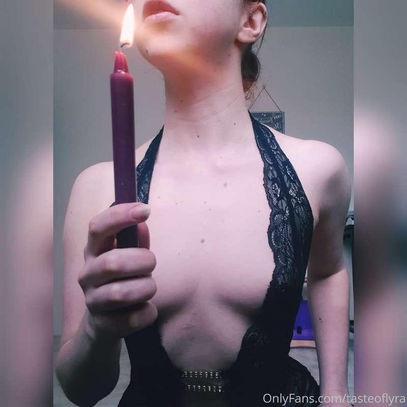 Maybe I'll play with my candle instead of blowing it out...
..