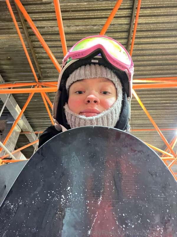 Archived photos from December when I first got up on a snowb..