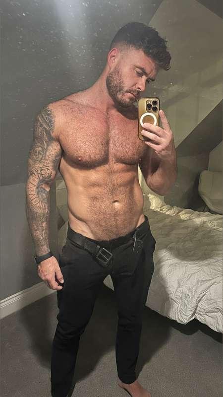 Show me how loyal you are to me and take my pants using only..