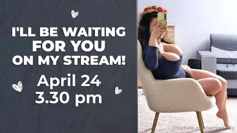 Well...the countdown is on — our sizzling LIVE stream is hap..