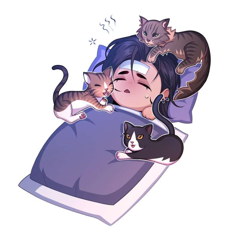 [Fanart] Gentle's Not Feeling So Hot 🤧