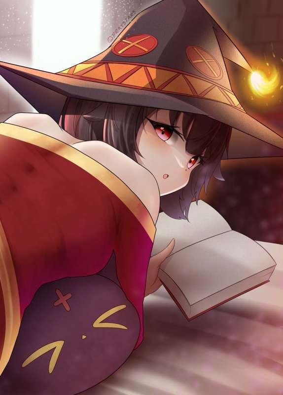 Megumin's learning!