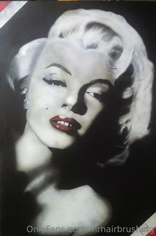 One airbrush piece on canvas done by commission years ago of..