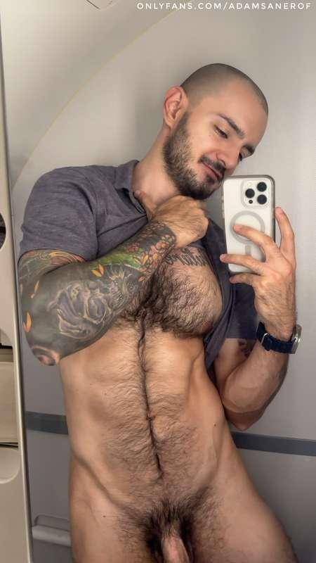 # Mile high club, anyone? ✈️  The quality of these pics suck..