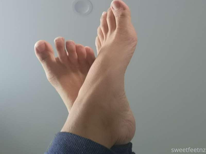 You know how much I don't like my feet being touched but rig..