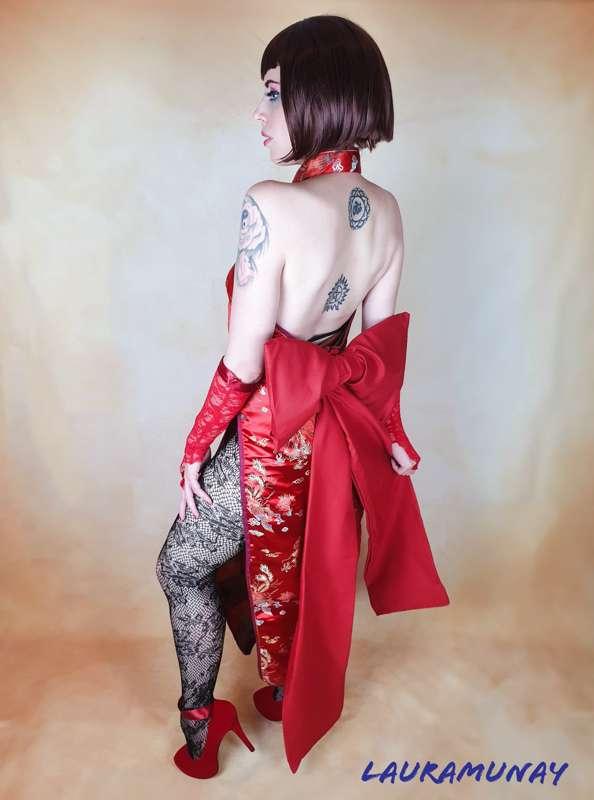 Anna Williams cosplay back