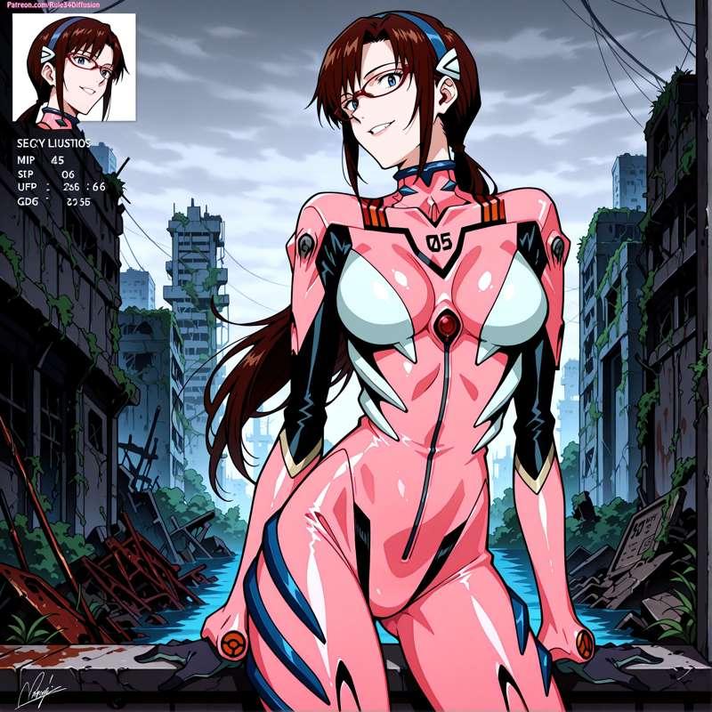 [Character Commission] Mari Makinami Illustrious of Neon Genesis Evangelion [Gen 2.5]