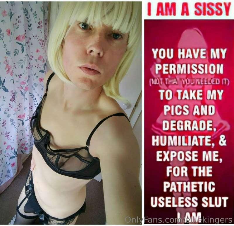 Please expose, degrade, humiliate and spread me #sissy #femb..