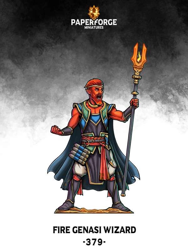 #379 Fire Genasi Wizard