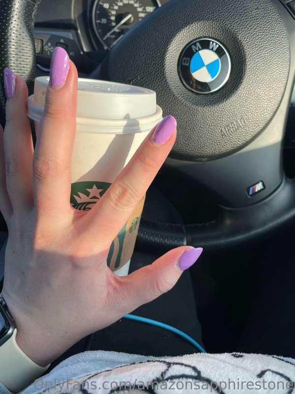 A large cup of coffee is always needed to see me through the..