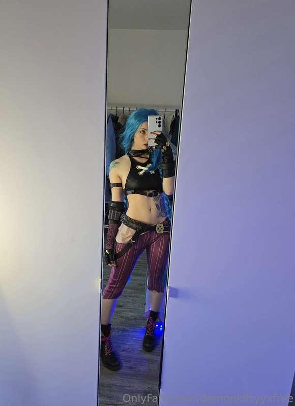 Arcane Jinx Set o.oTopless, jinx cosplay, sexy playful vibes