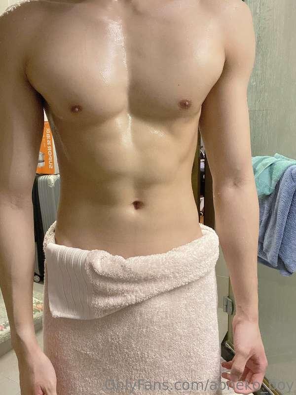 Oops, my towel dropped