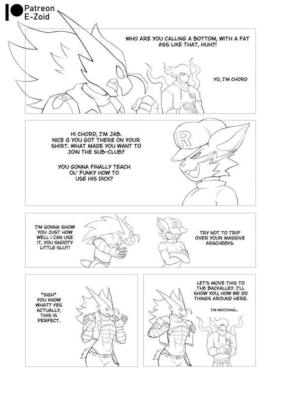 Team Grit: BASS IN HEAT - Page 16 (Wip lineart)