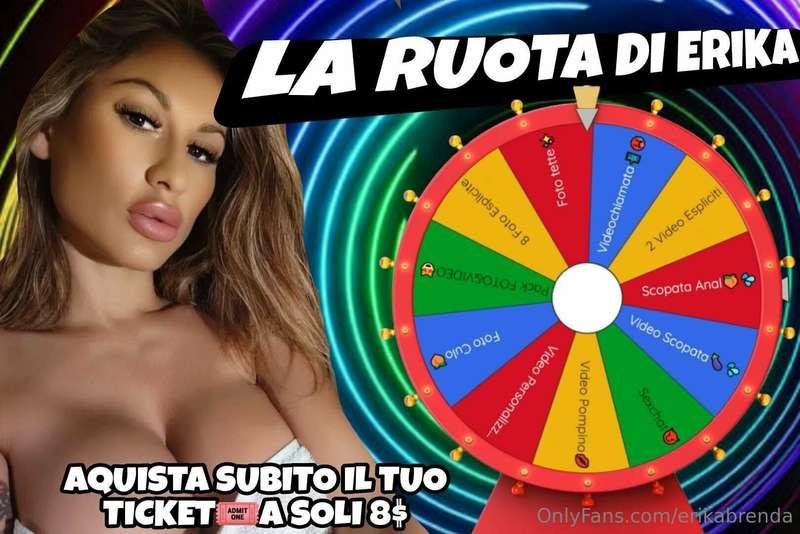 CIAO RAGAZZI HO PREPARATO QUESTA RUOTA PER FARVI CONTENTI E ..