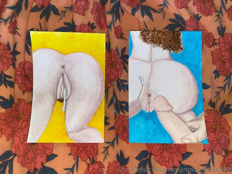 Original watercolors! From a scene I did earlier this year w..