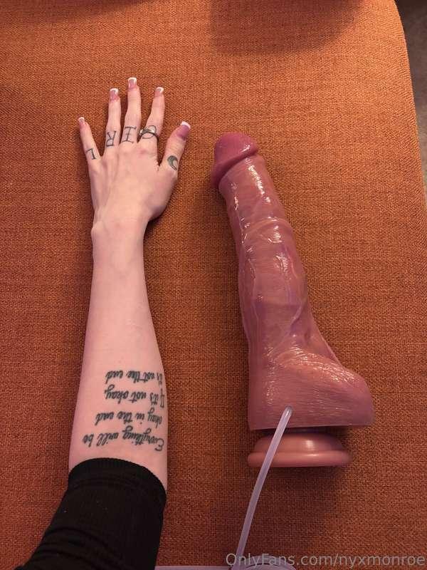 Check out this giant dildo I got in anticipation for the fuc..