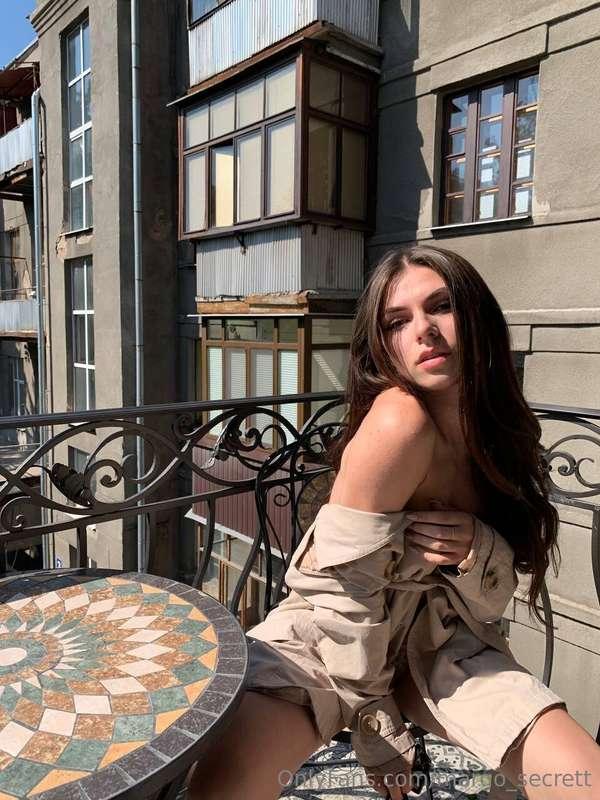 Is that sunshine warming me or are you burning me with your ..