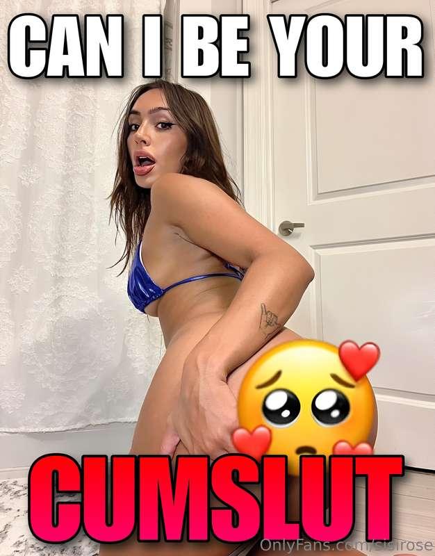 **CAN I BE UR CUM SLUT?** 😳I wanna be bent over daily and pu..