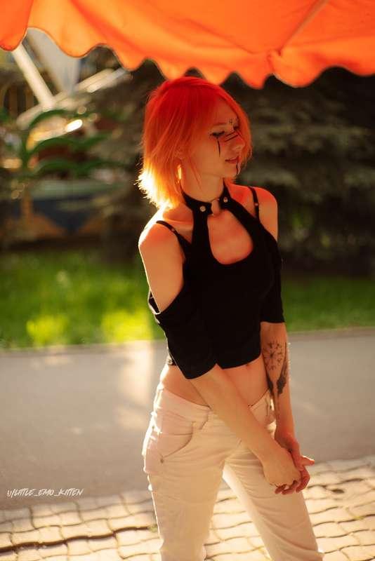 When you find a goth girl at the park and decide to bring he..