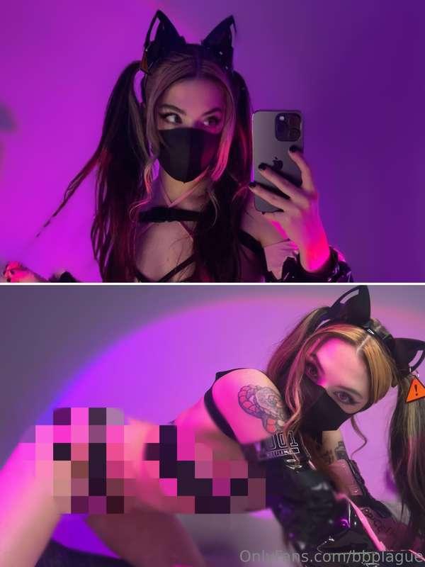✨😽NEW CYBER KITTY SET😽✨Sexy little latex outfit hehe😘 just g..