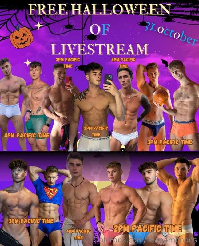 Free Halloween LIVESTREAM👻 🎃 Join for free👇 Let’s get this p..