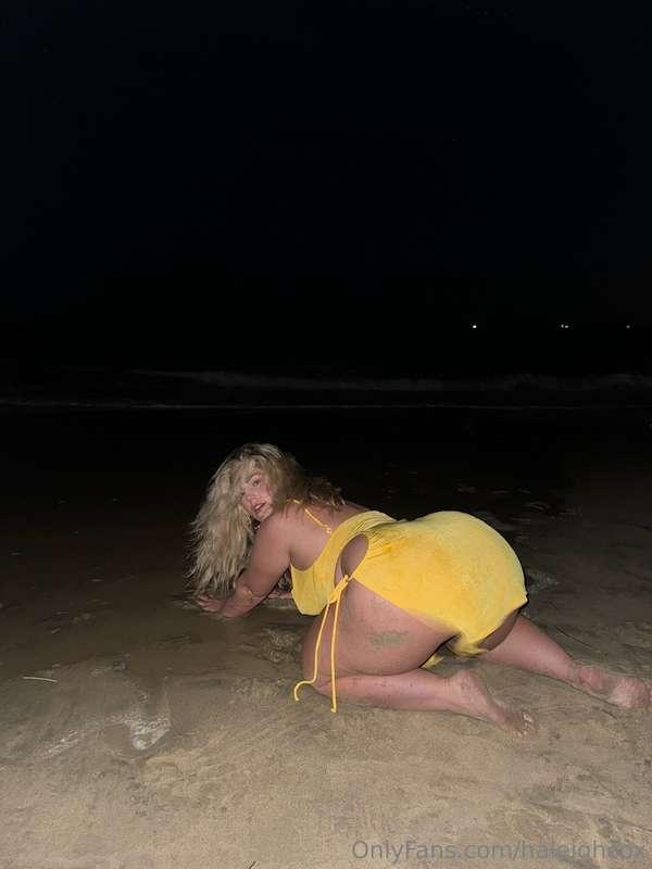 after hours at the beach