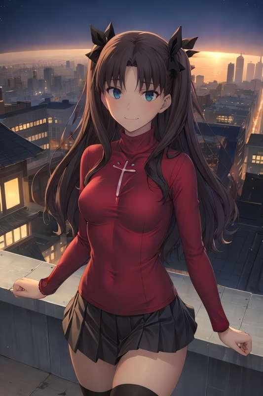 夜に駆ける遠坂凛-下着露出  52枚(zip, pdf有り)