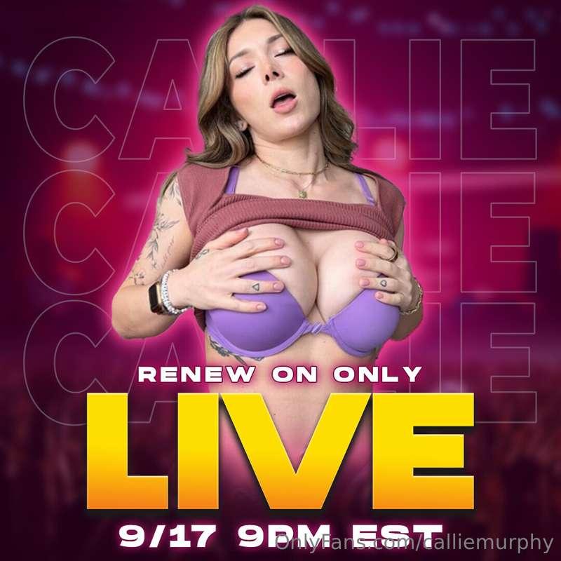💛🎥 LIVE❗LIVE❗LIVE❗📹💛 𝗧𝗢𝗡𝗜𝗚𝗛𝗧 @ 𝟵𝗣𝗠 𝗘𝗦𝗧 🟢 𝗥𝗘𝗡𝗘𝗪 𝗢𝗡 𝗢𝗡𝗟𝗬 🟢 Bra..