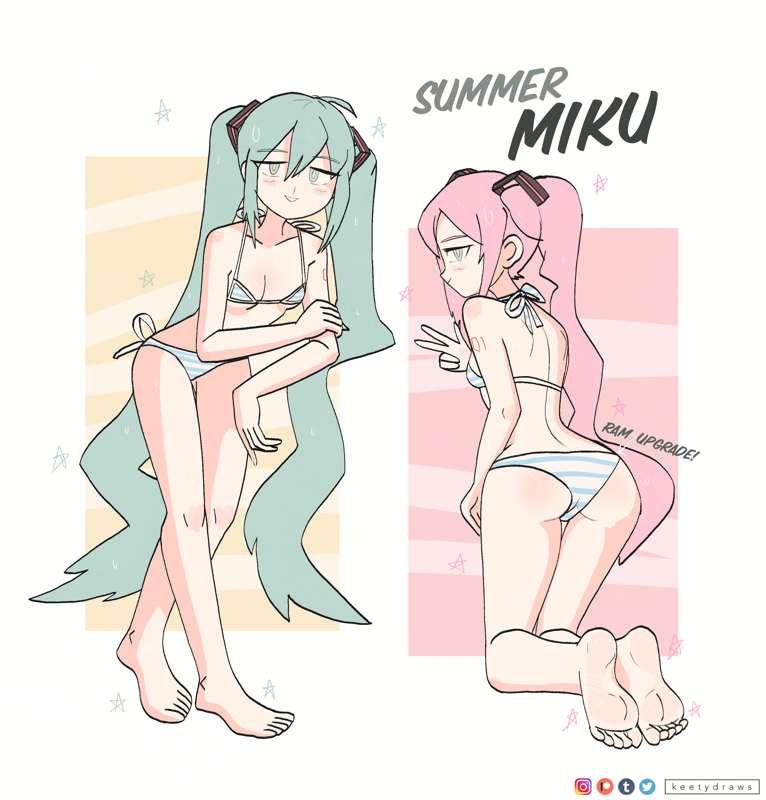 Summer Mikus 2024 (+NSFW Version)