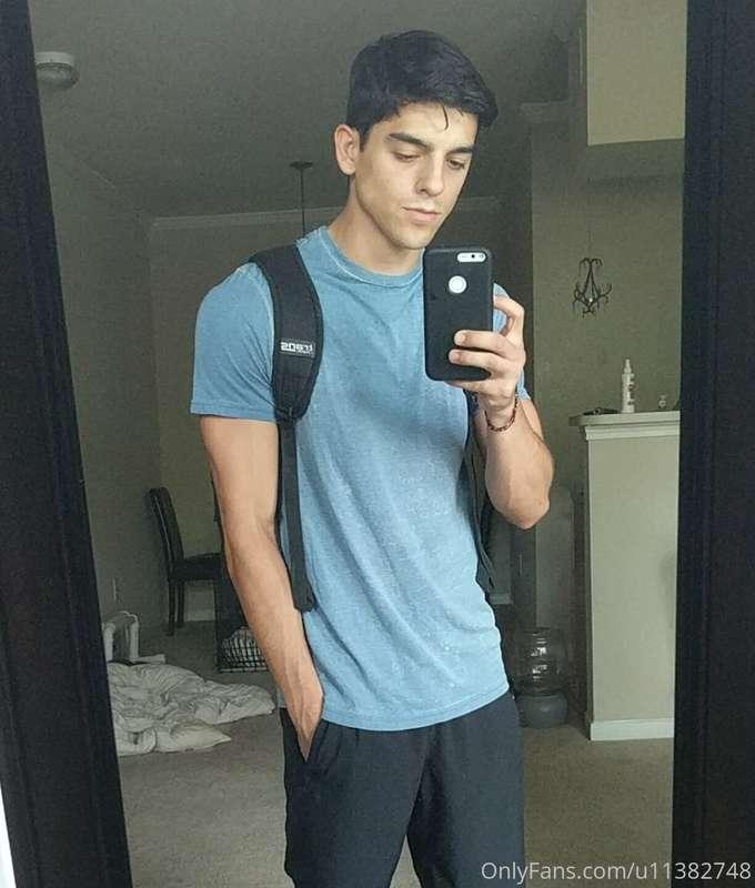 I have clothes on for a change