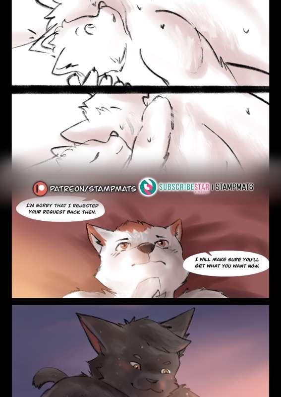 [Public] “Sleep Over 2” Comic - page 32 + Sketch 58