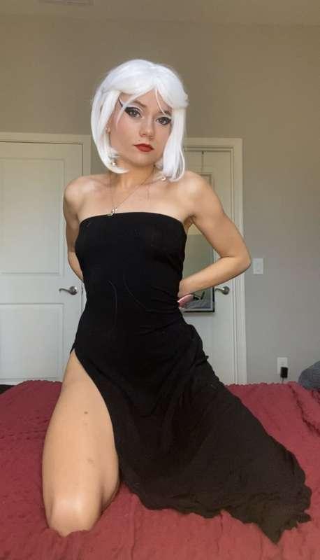 Todays outfit of the day is a lovey dress that was hand down..