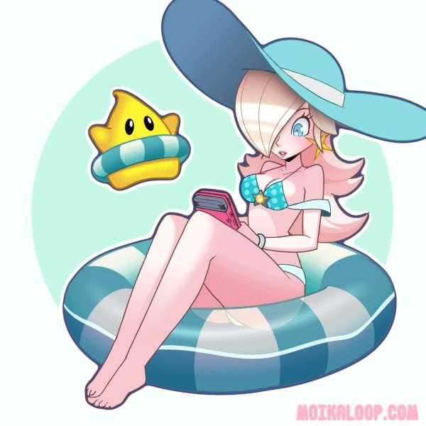 Rosalina & Luma loop! (NSFW link)