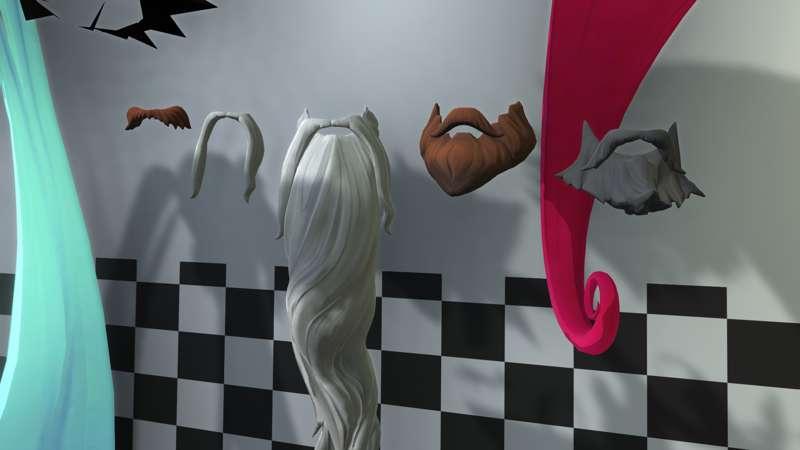 New Beards in the Barber Shop and Wigs folder!