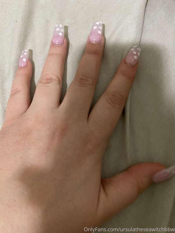 i got my nails done. what do you think?