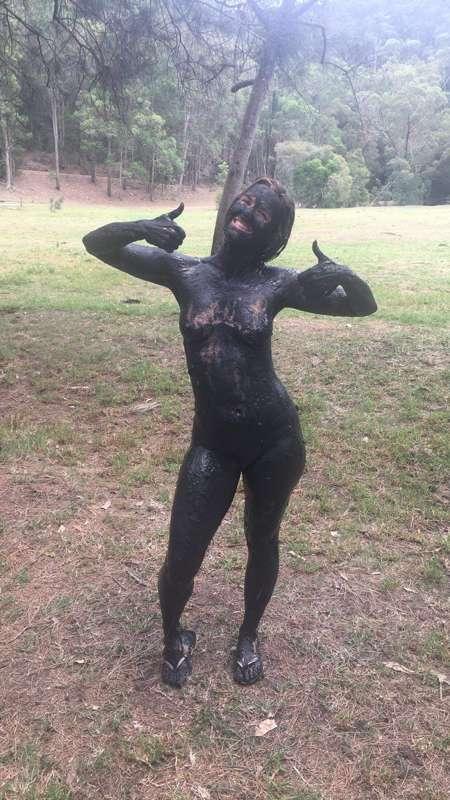Whole body mud mask