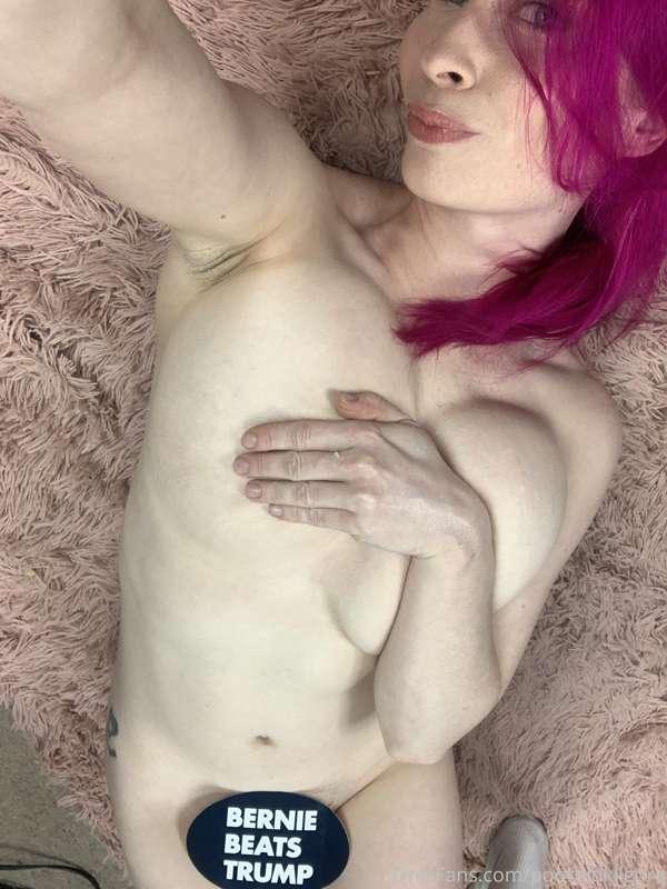 crazy lady laying on the floor