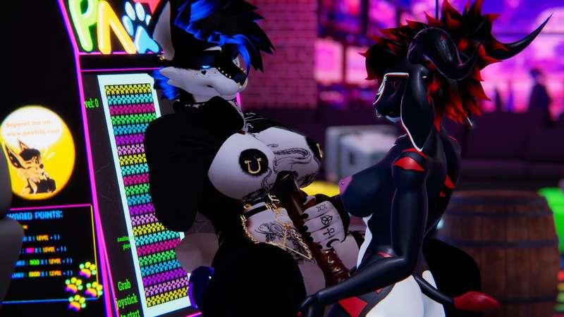 Just measuring for play time~
#FYP #Furry #VR #CVR #horsecock #tattoos #cock #futa