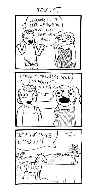 Mini Comic #17! Tourist