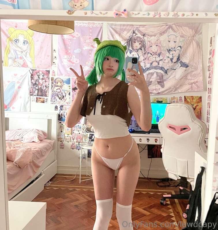 Cute Shrek cosplay photoset 💚 (preview)