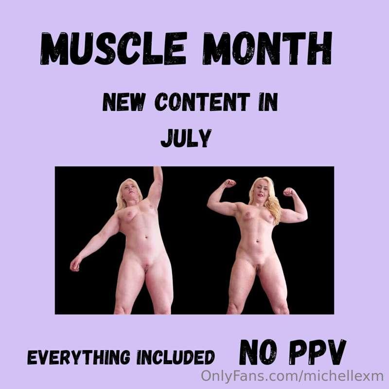 💖MUSCLE MONTH content (46 videos) NEW CONTENT💖
All videos in..