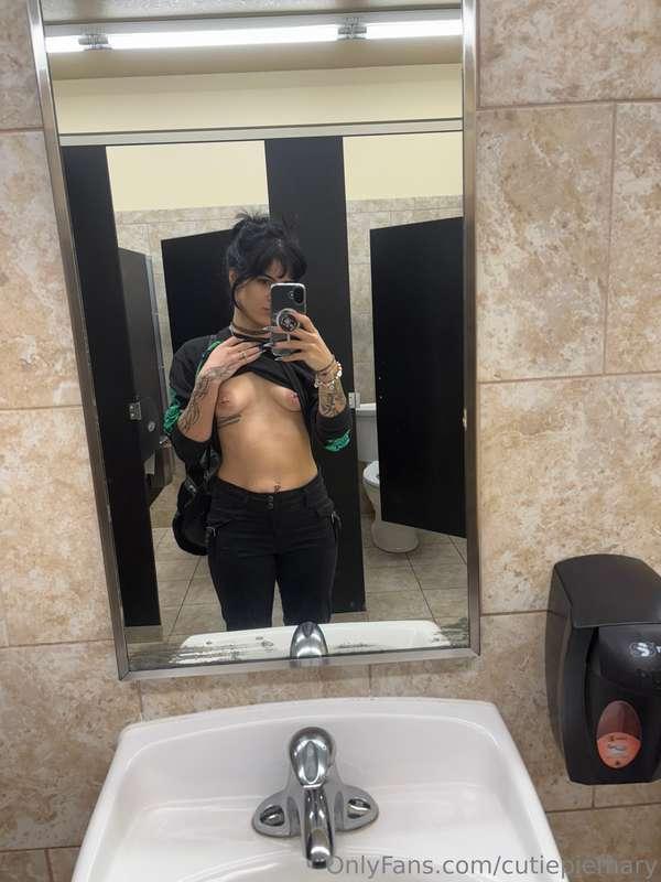 Sneaky bathroom pics hehe