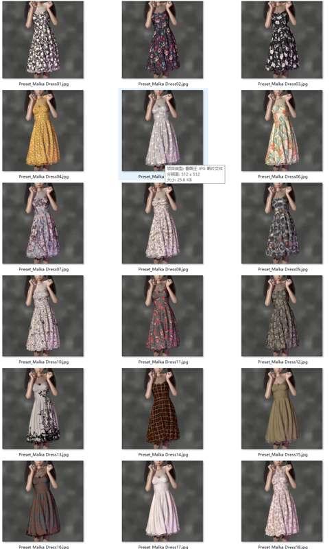 Clothing-18set_MalkaDress